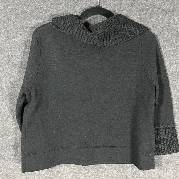 CABI Jackie O Wool Blend Cardigan Sweater Black Women's small Style 502 - Picture 4 of 7
